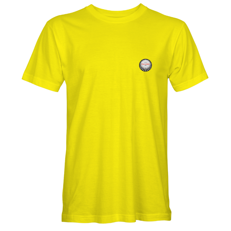 Golf Circle Yellow T-Shirt