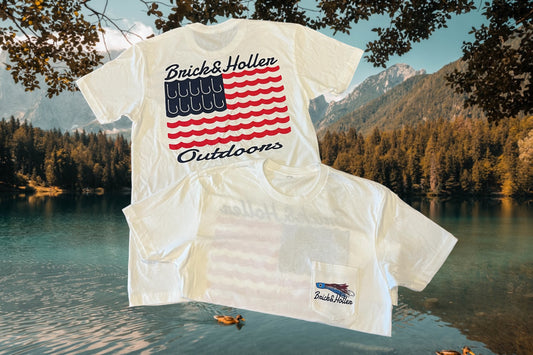 Let Freedom Lure Pocket Tee - NEW