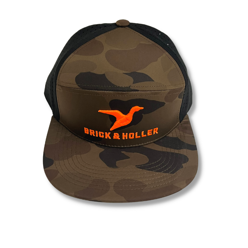 Brick & Holler Outdoors Duck Camo Hat.