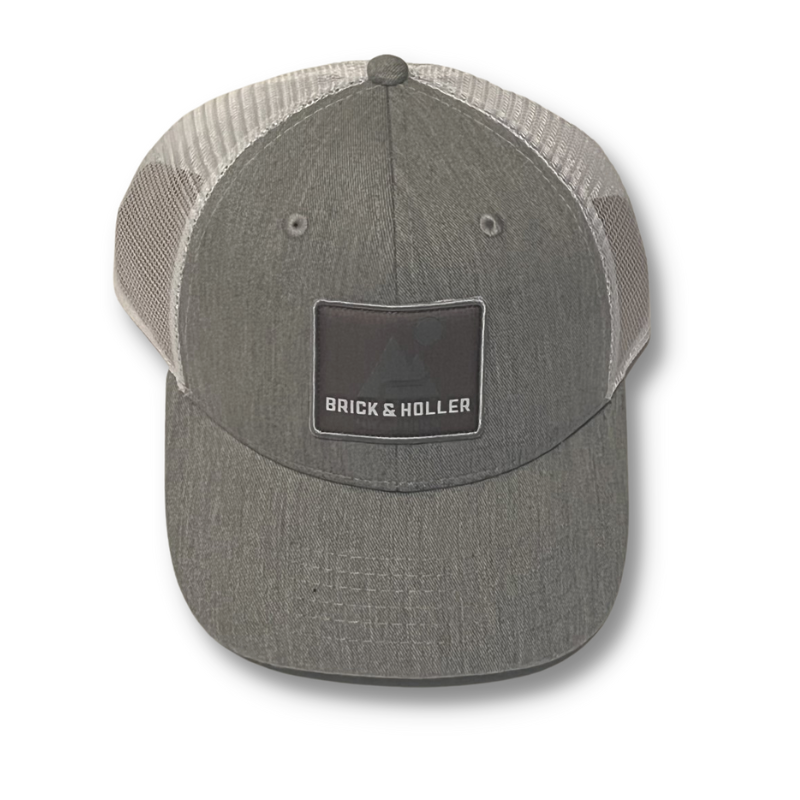 Brick & Holler Mountain logo patch hat.