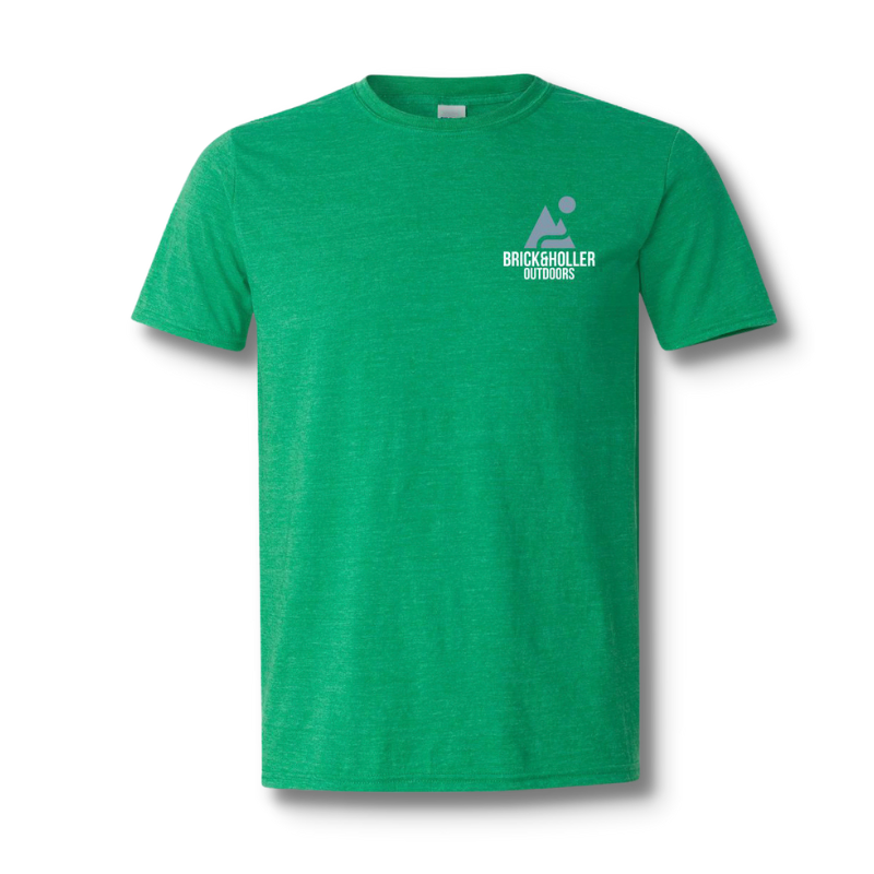 Brick & Holler Outdoors Logo T-shirt in Green