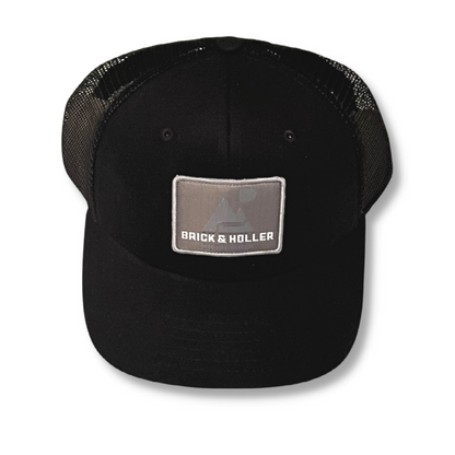 Brick & Holler Mountain logo patch hat.