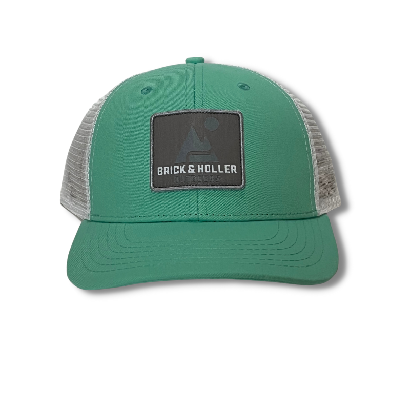 Brick & Holler Mountain logo patch hat.