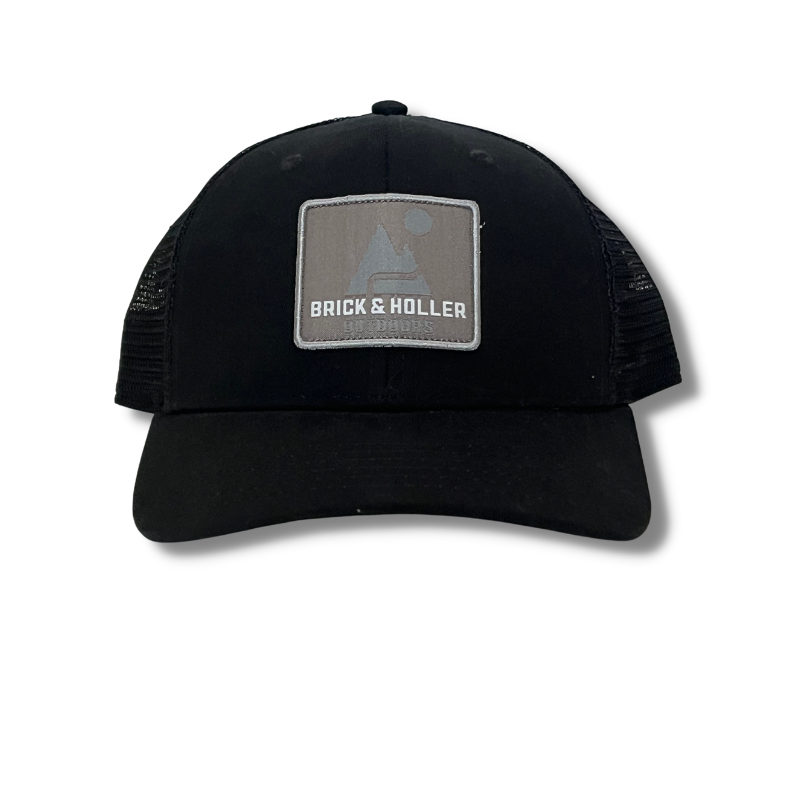 Brick & Holler Mountain logo patch hat.