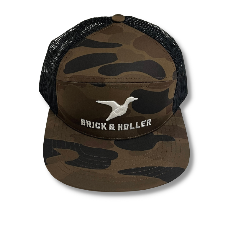 Brick & Holler Outdoors Duck Camo Hat.