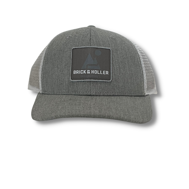 Brick & Holler Mountain logo patch hat.